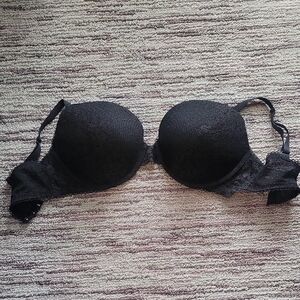 Victoria's Secret Black Lace Bra 36DD